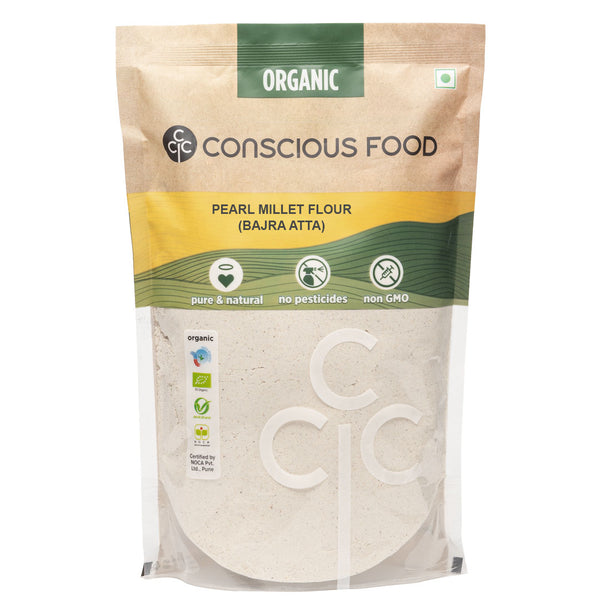 Bajra Atta / Pearl Millet Flour 500g | Conscious Food