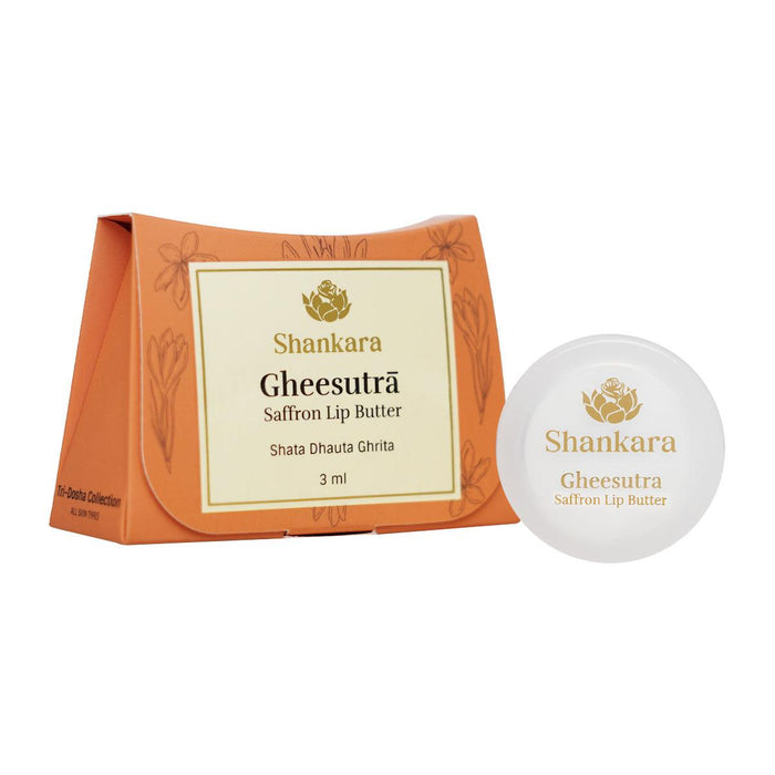 Gheesutrā Saffron Lip Butter 3ml | Shankara