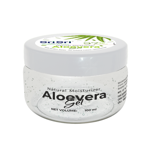 Aloevera Gel | Natural Moisturizer, Suits all Skin Types | 100ml | Sri Sri Tattva