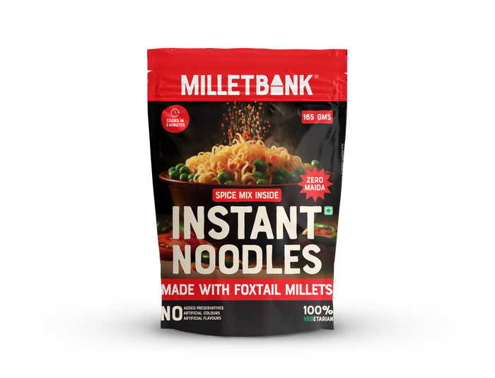 Foxtail Millet Instant Noodles 165g | MilletBank