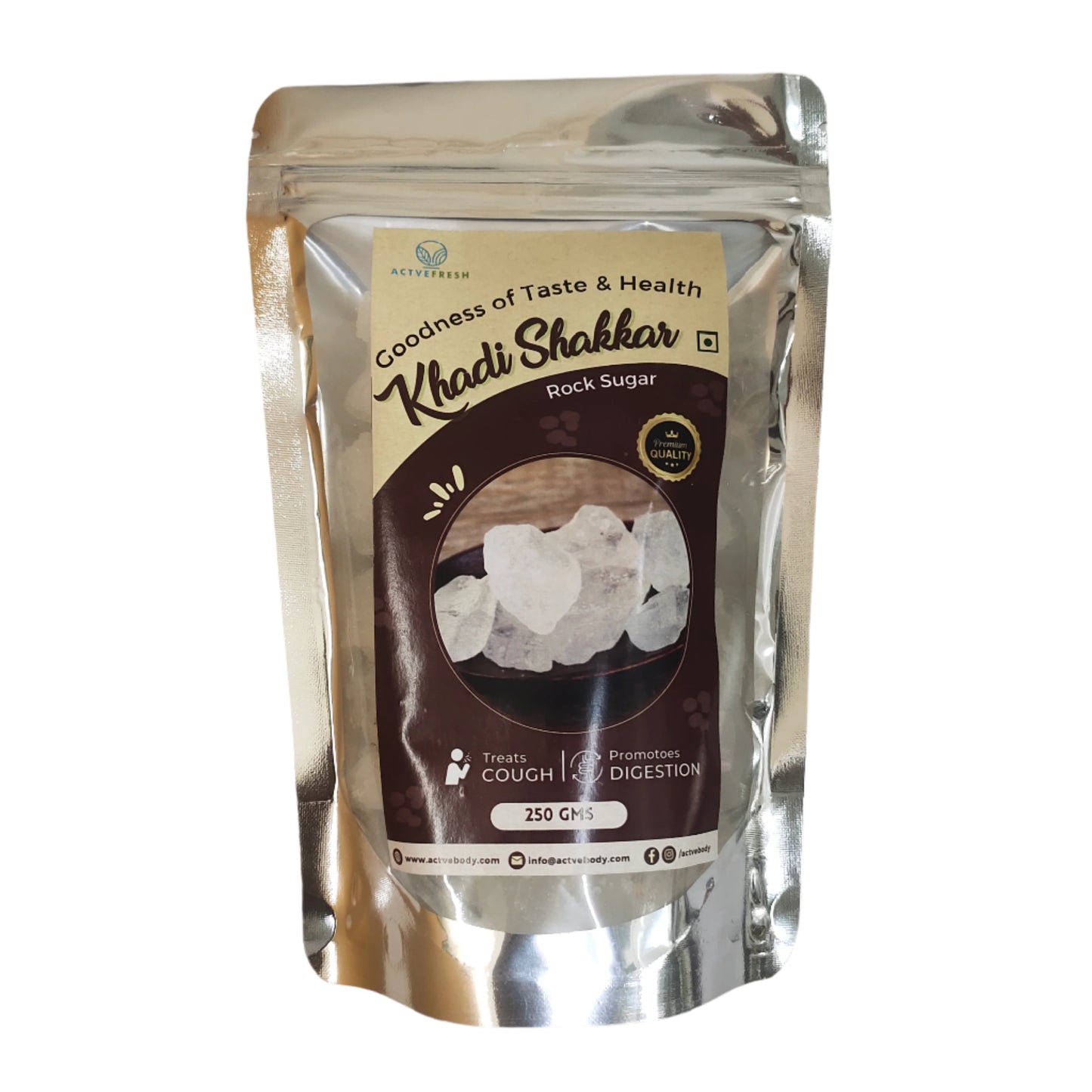 Rock Sugar (Khadi Sahkar) 250gm | Actvefresh