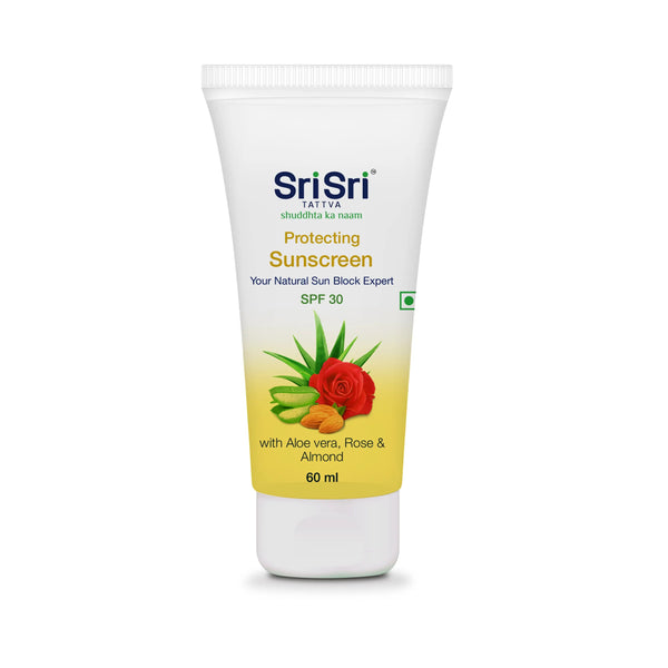 Protecting Sunscreen Cream - Natural Sun Block Expert, 60ml | Sri Sri Tattva