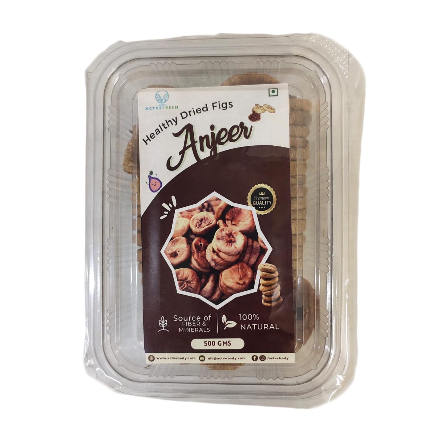 Dried Figs (Anjeer) 500gm | Actvefresh