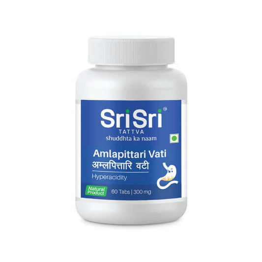 Amlapittari Vati - Hyperacidity, 60 Tabs | 300mg | Sri Sri Tattva