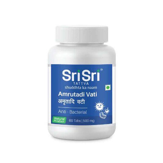 Amrutadi Vati Anti Bacterial 60 Tabs | Sri Sri Tattva