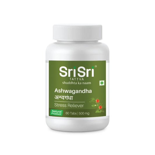 Ashwagandha Stress Reliever 60Tabs | Sri Sri Tattva