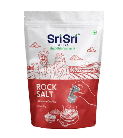 Rock Salt - Premium Quality, 1kg | Sri Sri Tattva