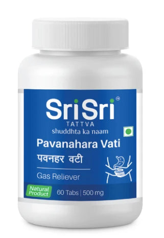 Pavanhara Vati - Gas Reliever, 60 Tabs | 500mg | Sri Sri Tattva