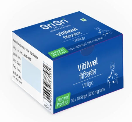 Vitilwel - Vitiligo, 500mg 10Tab | Sri Sri Tattva