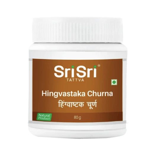 Hingavastaka Churna - Digestive & Gas Reliever, 80g