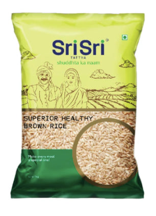Superior Healthy Brown Rice, 1Kg | Sri Sri Tattva