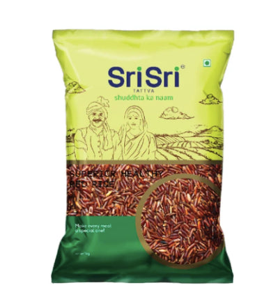 Superior Healthy Red Rice 1kg | Sri Sri Tattva