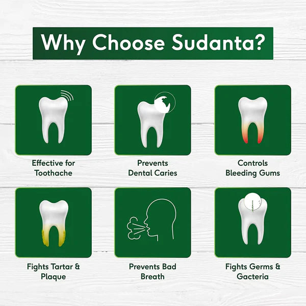 Sudanta Toothpaste 200g  | Sri Sri Tattva