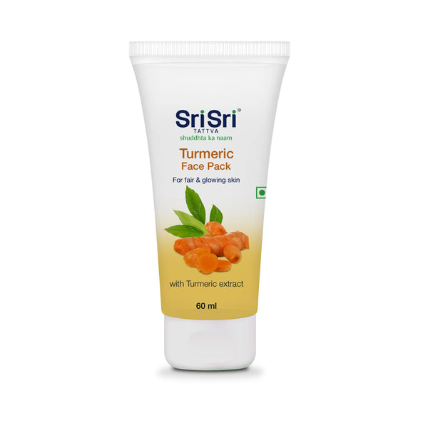 Turmeric Face Pack - For Fair & Glowing Skin, 60g | Sri Sri Tattva