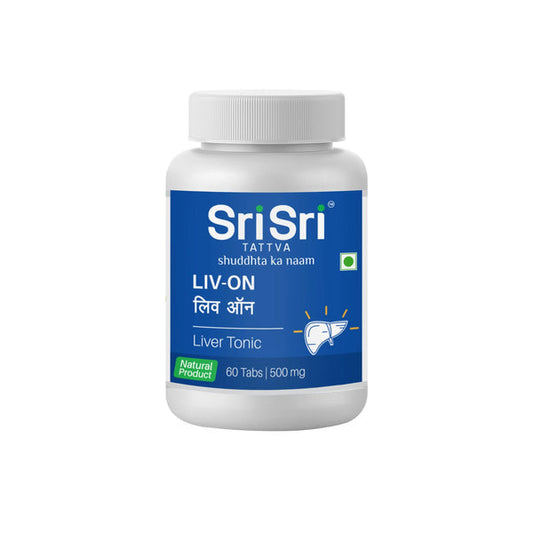 Liv-On - Liver Tonic, 60 Tabs | 500mg | Sri Sri Tattva