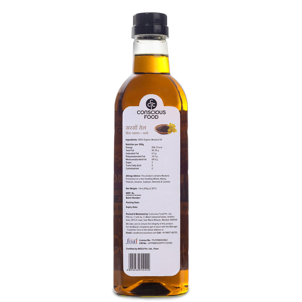Mustard Oil 1L | Conscious Food