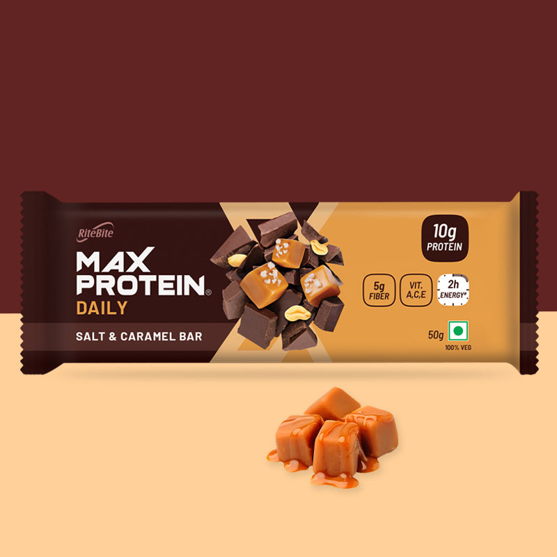 Daily Salt & Caramel Bar - Pack of 1 50g | Max Protein