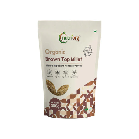 Organic Brown Top Millet 500g | Nutriorg
