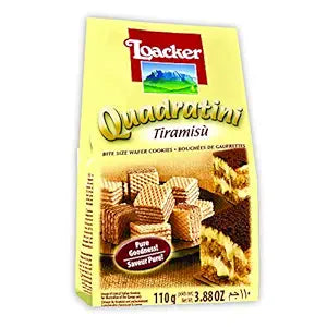 Quadratini Tiramisu 110g | Loacker