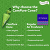 Mangalam CamPure Camphor Cone (Jasmine) Pack Of 2 - Room, Car and Air Freshener & Mosquito Repellent