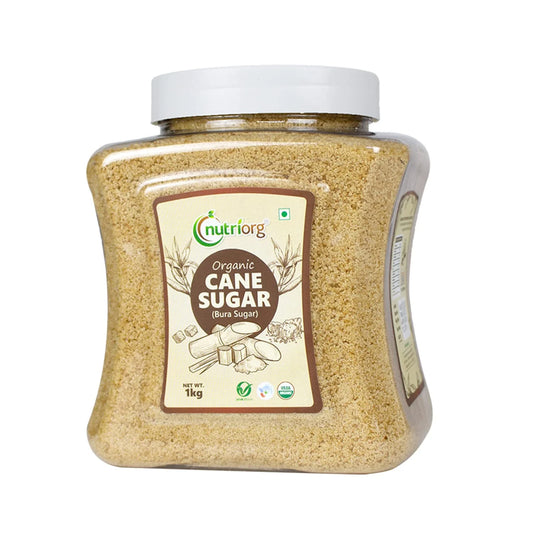Organic Cane Sugar ( Bura Sugar) 100% Organic & Pure 1kg | Nutriorg