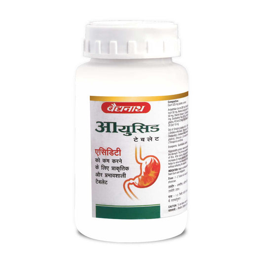 Baidyanath Ayucid Tablets 60 Tablets | Natural & effective remedy to combat acidity