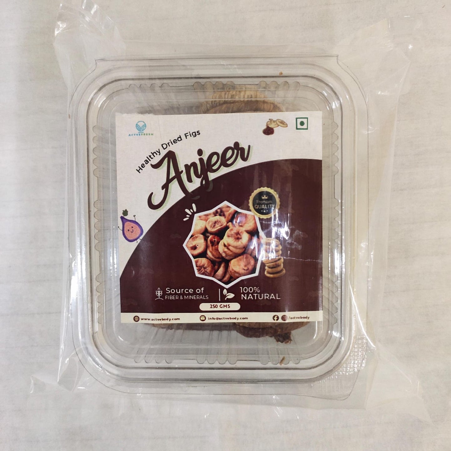 Dried Figs (Anjeer) 250gm | Actvefresh