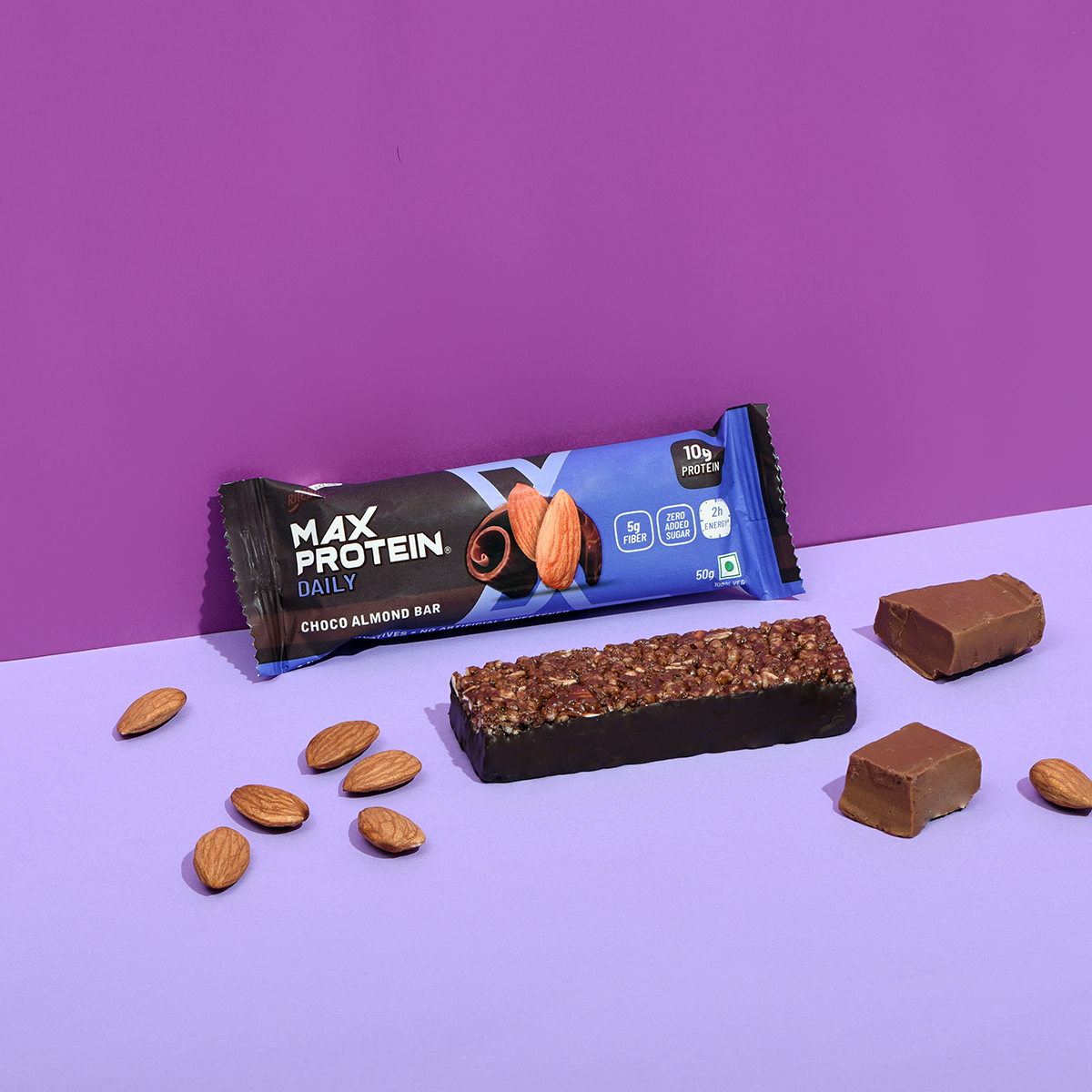 Choco Almond Bar Pack of 1 | Max Protein