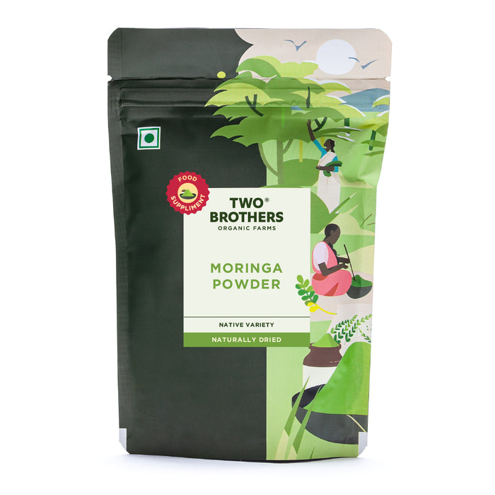 Moringa Powder, Chemical-Free Lab-Tested 100g | Two Brothers