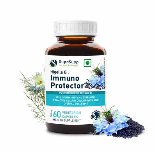 SupaSupp Nigella Oil Immuno Protector | 60 Cap | Sri Sri Tattva