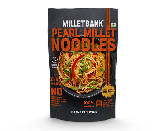 Pearl Millet Hakka Noodles 180g | MilletBank