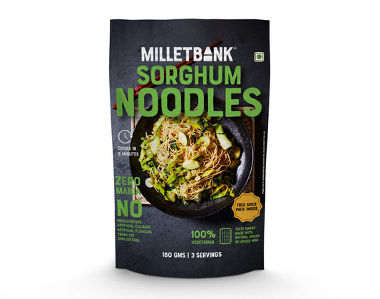 Sorghum Hakka Noodles 180g | MilletBank