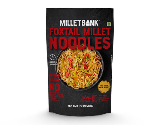 Foxtail Millet Hakka Noodles 180g | MilletBank