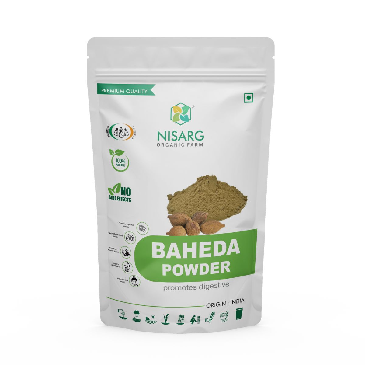 Organic Baheda Powder 100g | Nisarg Organic Farm