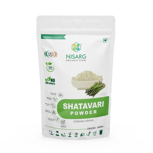 Organic Shatavari Powder | Asparagus powder 100g | Nisarg Organic Farm