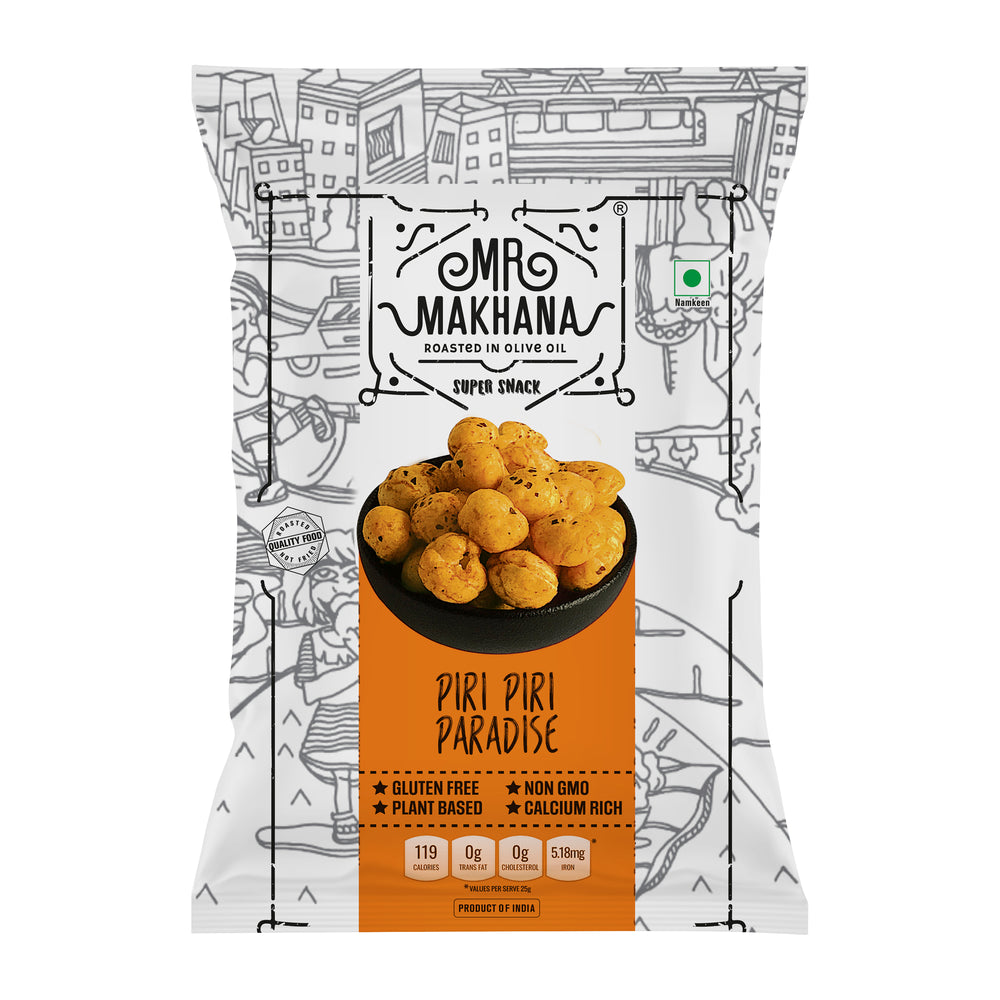 Makhana Piri Piri Paradise 65g | Mr Makhana