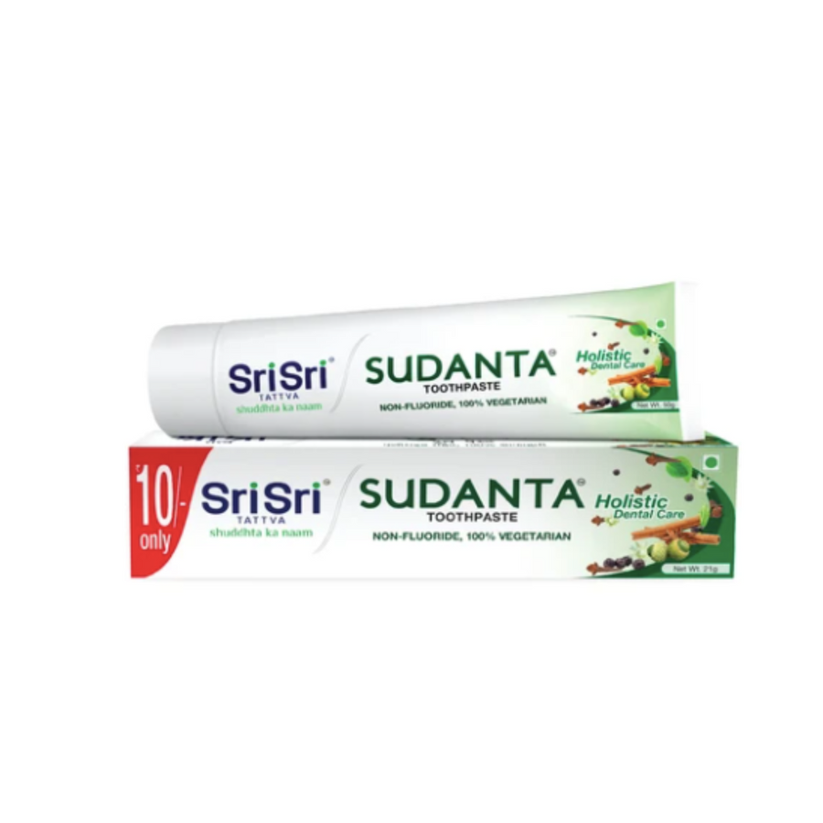 Sudanta Toothpaste, 21g - Non - Fluoride - 100% Vegetarian