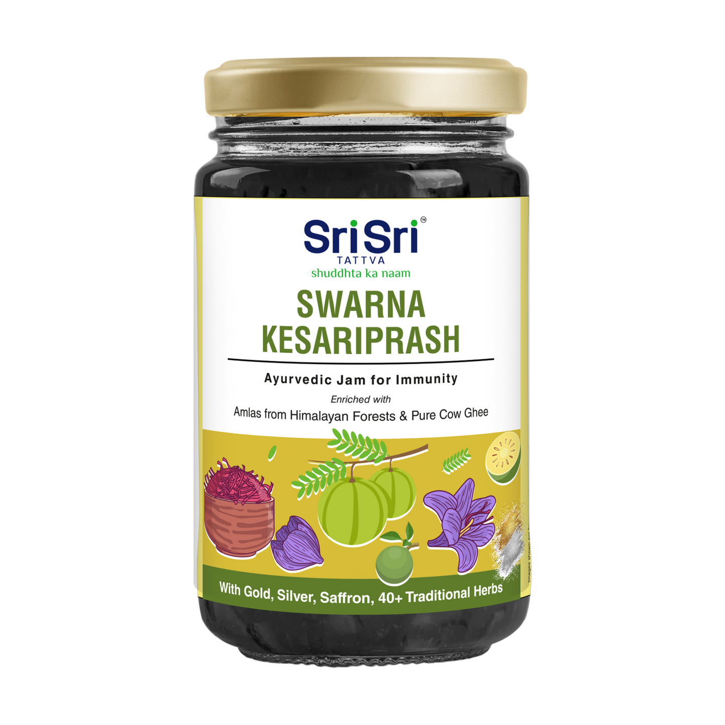 Swarna Kesariprash – Ayurvedic Jam for Immunity | Ayurvedic Immunity Booster | 40+ Ayurvedic Herbs | 450g