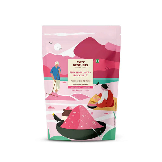 Pink Himalayan Rock Salt 1kg | Two Brothers