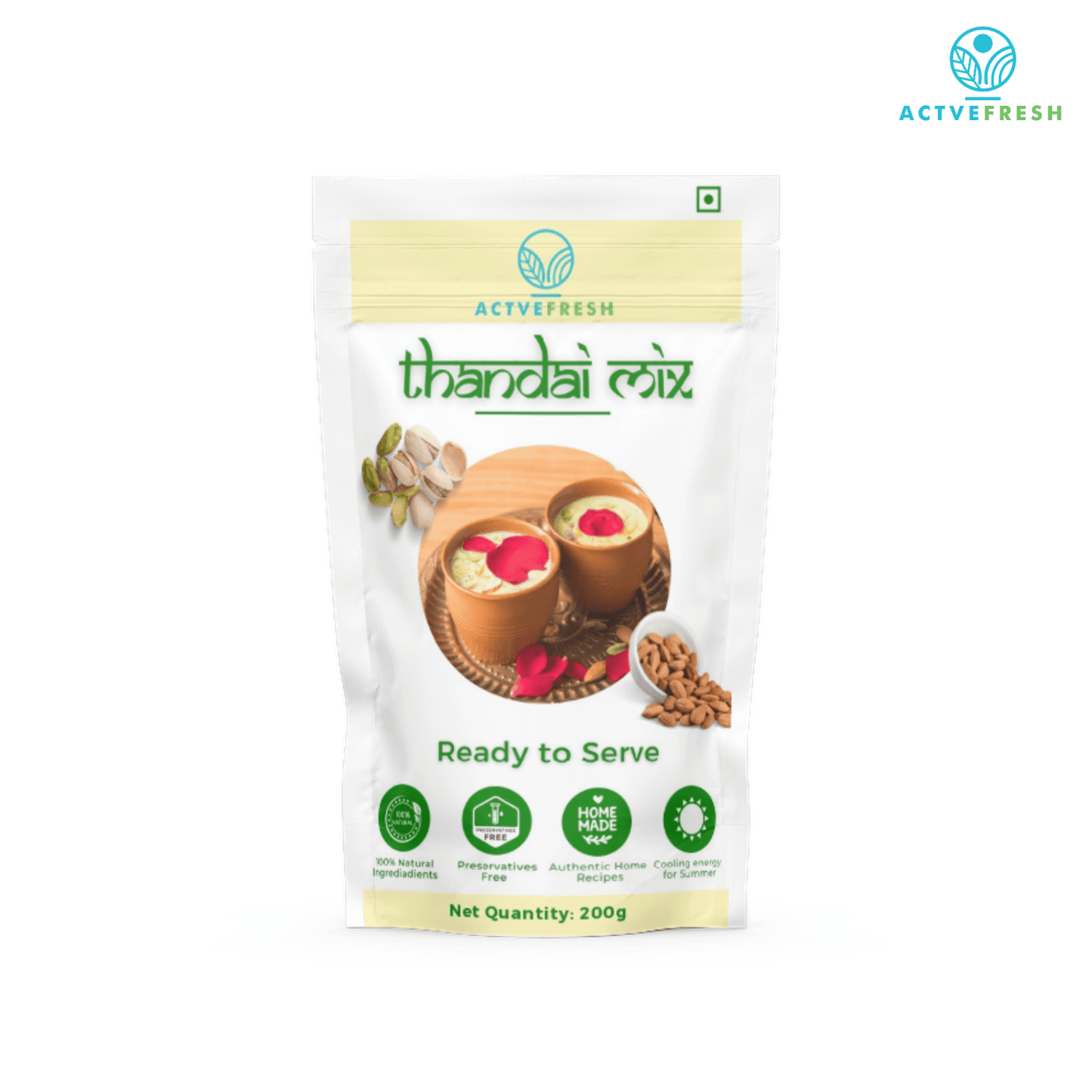 Actvefrsh Thandai Mix 200g - A Refreshing Blend of Exquisite Flavors