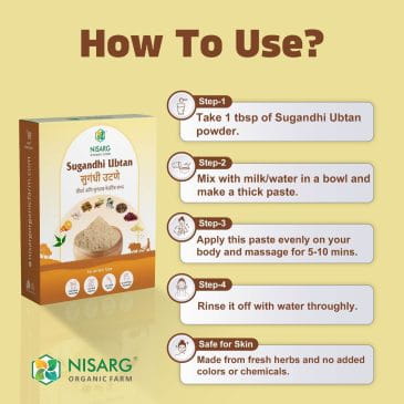 How to Apply Ubtan Powder, How to use utane powder