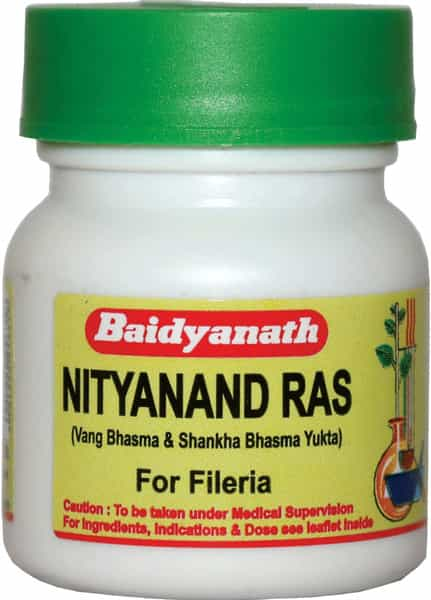 Baidyanath Nityanand Ras (Tamra Yukta) - 40 tabs