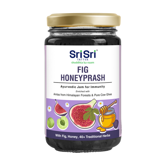 Fig Honeyprash – Ayurvedic Jam for Immunity | Ayurvedic Immunity Booster | 40+ Ayurvedic Herbs | 450g - protien