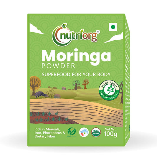 Organic Moringa Powder 100g | Nutriorg