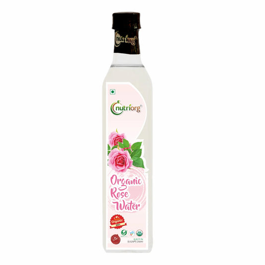 Certified Organic Rose Water 250ml | Nutriorg