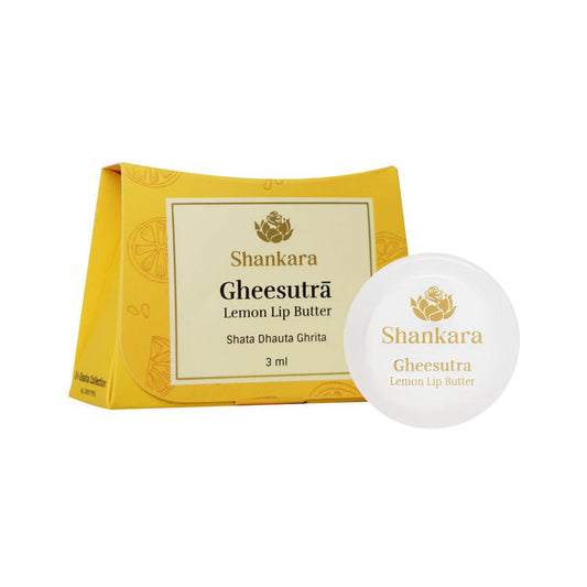 Gheesutrā Lemon Lip Butter 3ml | Shankara - lip balm