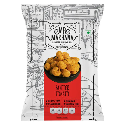 Makhana Butter Tomato 65g | Mr Makhana - snacks