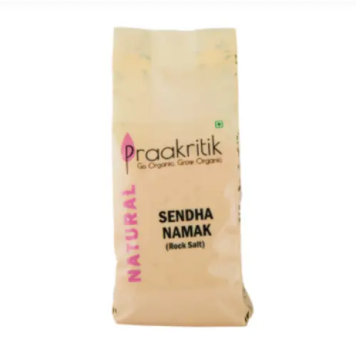 Natural Rock Salt 500g | Praakritik - Grocery