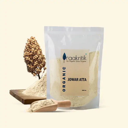 Organic Jowar Atta 500g | Praakritik - Breakfast