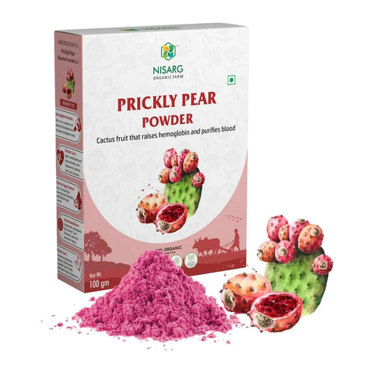 Organic Prickly Pear Powder | Findla Fruit Powder 100g | Nisarg Organic Farm